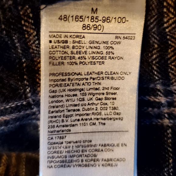 Banana Republic Leather Café Racer - Black (M) - Picture 5 of 7